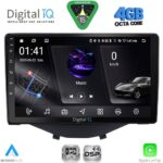 DIGITAL IQ RSG 6715_CPA CLIMA-A/C (9inc) MULTIMEDIA TABLET for CITROEN C1 - PEUGEOT 108 - TOYOTA AYGO mod. 2014-2022