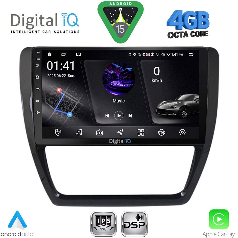 RSG6741_15 DIGITAL IQ RSG 6741_CPA (10inc) MULTIMEDIA TABLET for VW JETTA mod. 2010-2016 - Image 1