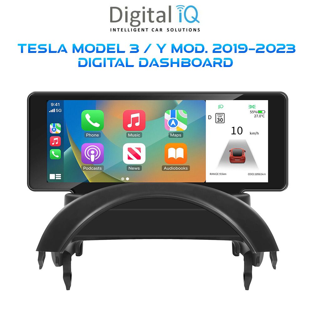 TESLA_DASHBOARD_01 DIGITAL IQ DASH T007_CPAA (6.9inc) TESLA MODEL 3 / Y mod. 2019-2023 - Image 1