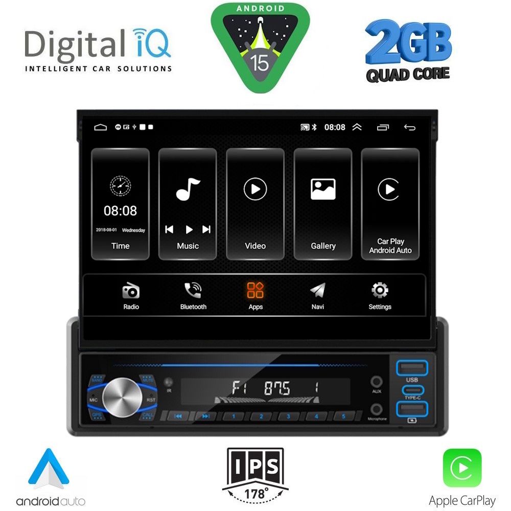 TOP230-15 DIGITAL IQ TOP 230_CPA (7"_DECK) MULTIMEDIA 1DIN - Image 1