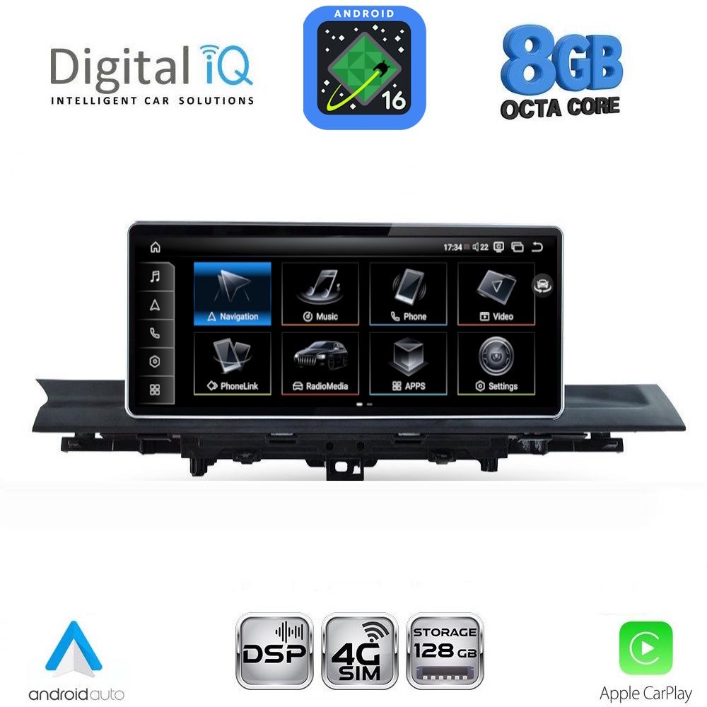TPG16921-16 DIGITAL IQ TPK 16921_CPA (10.25'') MULTIMEDIA SYSTEM for AUDI A4 – Α5 mod. 2016-2024 - Image 1