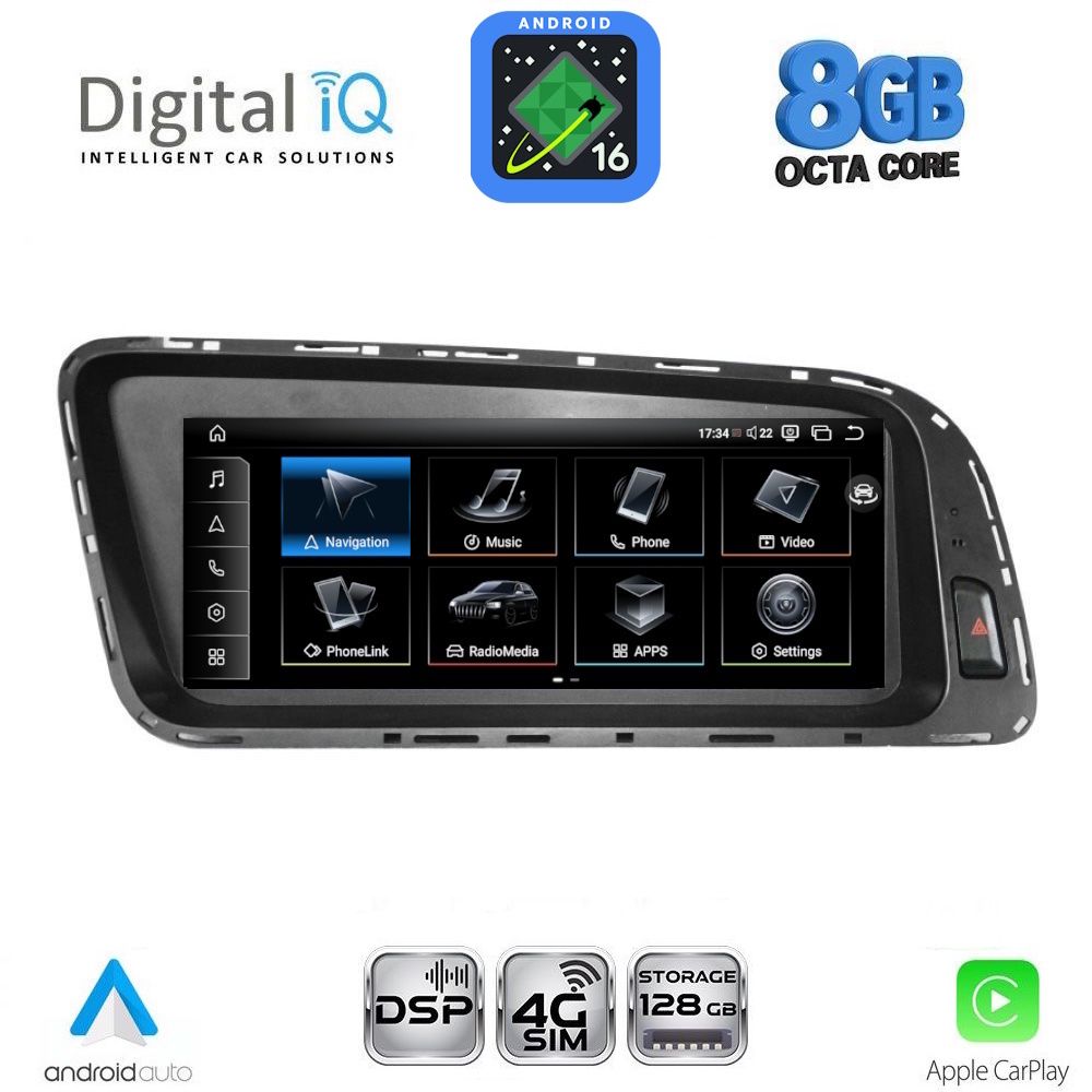 TPG16929-16 DIGITAL IQ TPG 16929_CPA (8.8inc) MULTIMEDIA SYSTEM for AUDI Q5 mod. 2008-2018 - Image 1