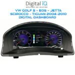 DIGITAL IQ DYL 745_DC (10.25") DIGITAL INSTRUMENT CLUSTER for VW GOLF 5 (2004-2008) - EOS (2005-2010) - JETTA (2006-2010) - SCIROCCO (2008-2009) - TIGUAN (2007-2008) with HDMI input