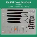DIQ AMBIENT VW DZ06H mod. 2013-2021 (Digital iQ Ambient Light VW GOLF 7 mod. 2013-2021 with 21 Lights)