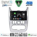DIGITAL IQ BXK 19101SL_CPAA (9inc) MULTIMEDIA TABLET for DACIA DUSTER – LOGAN – SANDERO mod. 2006-2012 (SILVER)
