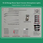 DIQ AMBIENT LR RANGE ROVER SPORT (L494) SM mod. 2013-2021 (Digital iQ Ambient Light for LAND ROVER RANGE ROVER SPORT L494 mod. 2013-2021 with 20 Lights)