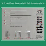 DIQ AMBIENT LR DISCOVERY L462 mod. 2017+ (Digital iQ Ambient Light for LAND ROVER DISCOVERY mod. 2017+ with 19 Lights)