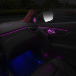 DIQ AMBIENT NISSAN XTRAIL II (CF) (Digital iQ Ambient Light for NISSAN XTRAIL mod. 2014-2021 with 18 Lights) CARBON FIBER - Image 3