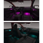 DIQ AMBIENT NISSAN XTRAIL II (CF) (Digital iQ Ambient Light for NISSAN XTRAIL mod. 2014-2021 with 18 Lights) CARBON FIBER - Image 4
