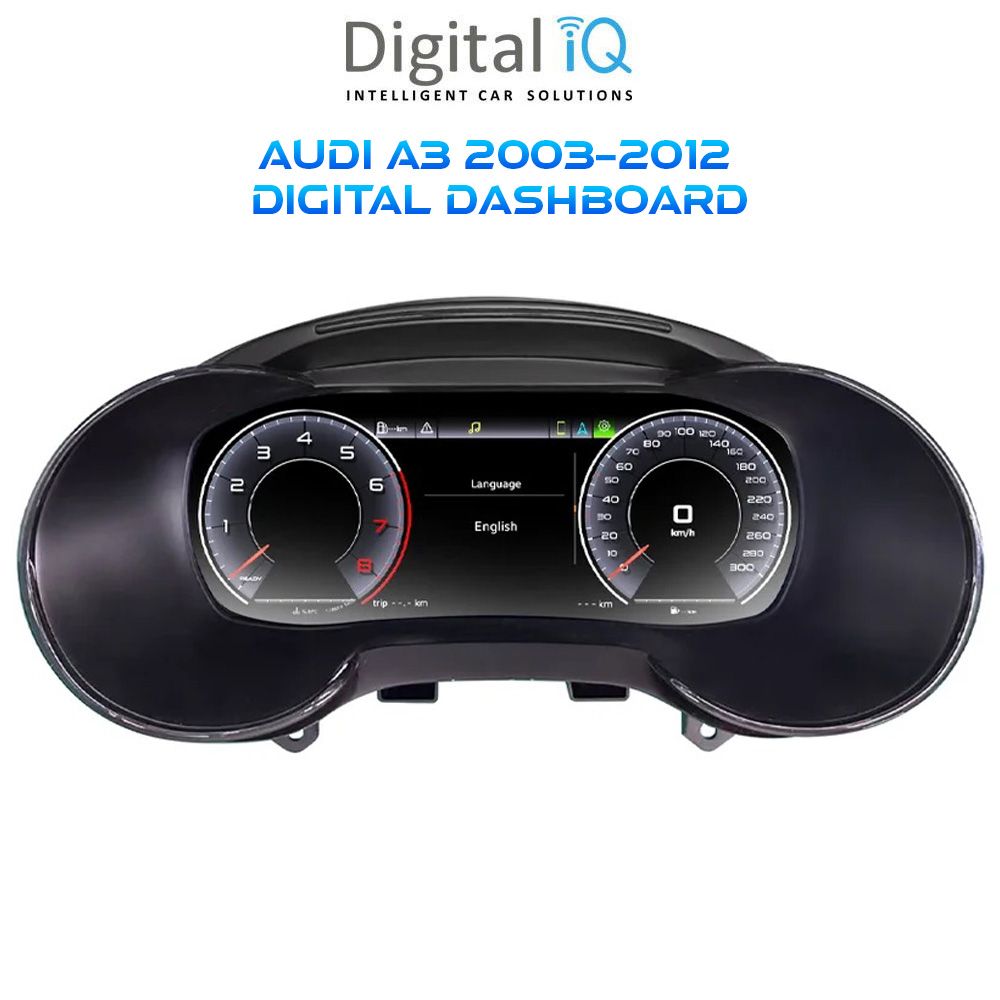 AUDI_A3_2003-12_Digital_Dashboard_DYL914_01 DIGITAL IQ DYL 914_DC (12.3in) DIGITAL INSTRUMENT CLUSTER for AUDI A3 8P mod. 2003-2012 with HDMI input - Image 1