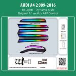 DIQ AMBIENT AUDI A4 (8K) DYN (Digital iQ Ambient Light for Audi A4 mod. 2009-2016 with 18 Lights - Dynamic Style)