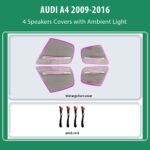 DIQ AMBIENT AUDI A4 ADPJ28 (Digital iQ Ambient Light for AUDI A4 mod. 2009-2016, 4 Speakers Covers)