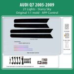 DIQ AMBIENT AUDI Q7 TRIM (4L) (Digital iQ Ambient Light for Audi Q7 mod. 2005-2010 with 21 Lights, Starry Sky)