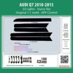 DIQ AMBIENT AUDI Q7 FL TRIM (4L) (Digital iQ Ambient Light for Audi Q7 mod. 2005-2010 with 22 Lights, Starry Sky)