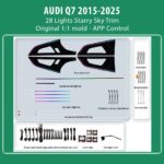 DIQ AMBIENT AUDI Q7 HC-AD05X TRIM (Digital iQ Ambient Light for Audi Q7 mod. 2015-2025 with 28 Lights, Starry Sky)