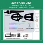 DIQ AMBIENT AUDI Q7 HC-AD23X33 TRIM (Digital iQ Ambient Light for Audi Q7 mod. 2015-2025 with 33 Lights, Starry Sky)