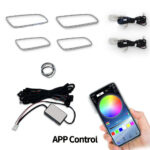 DIQ AMBIENT 8171 C - HANDLES for BENZ A-CLA-GLA mod. 2012-2020 (Digital iQ Handles Ambient Light Kit for MERCEDES A - CLA - GLA mod. 2012-2020) - Image 2