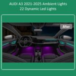 DIQ AMBIENT AUDI A3 (8Y) DYN mod. 2021-2026 (Digital iQ Ambient Light for Audi A3 (8Y) mod. 2021-2026 with 22 Lights) - Image 2