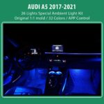 DIQ AMBIENT AUDI A5 (F5) mod. 2017-2024 (Digital iQ Ambient Light for Audi A5 mod. 2017-2024 with 26 Lights) - Image 2