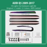 DIQ AMBIENT AUDI Q5 FULL (8R) (Digital iQ Ambient Light for Audi Q5 mod. 2008-2017 with 19 Lights)