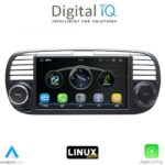 DIGITAL IQ BLA 065BL_CPA (7" DECK) MULTIMEDIA LINUX SYSTEM for FIAT 500 mod. 2007-2015 (BLACK)