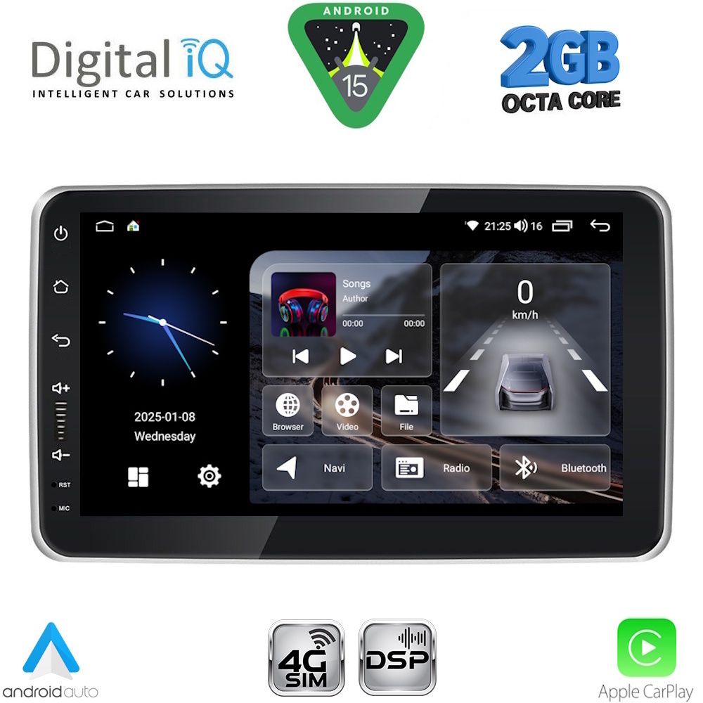 BLF4935_15 DIGITAL IQ BLF 4935_CPA (9″ DECK) MULTIMEDIA TABLET 1DIN - Image 1