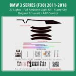 DIQ AMBIENT BMW S.3 BM04M6 FULL (Digital iQ Ambient Light for BMW Series 3 (F30) mod. 2011-2018 with 27 Lights, Full Kit, Starry Sky)