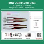 DIQ AMBIENT BMW S.5 BM09M-DZ (Digital iQ Ambient Light for BMW Series 5 (G30-G31-G38) mod.2018-2024 with 20 Lights)