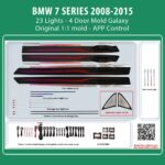 DIQ AMBIENT BMW S.7 BM14X (Digital iQ Ambient Light for BMW Series 7 (F01 - F02) mod. 2008-2015 with 23 Lights, Galaxy)
