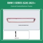 DIQ AMBIENT BMW S.3 (G20) FRAME (Digital iQ Co-Pilot Trim for BMW Series 3 mod. 2023+ FACELIFT, Buttons Frame)