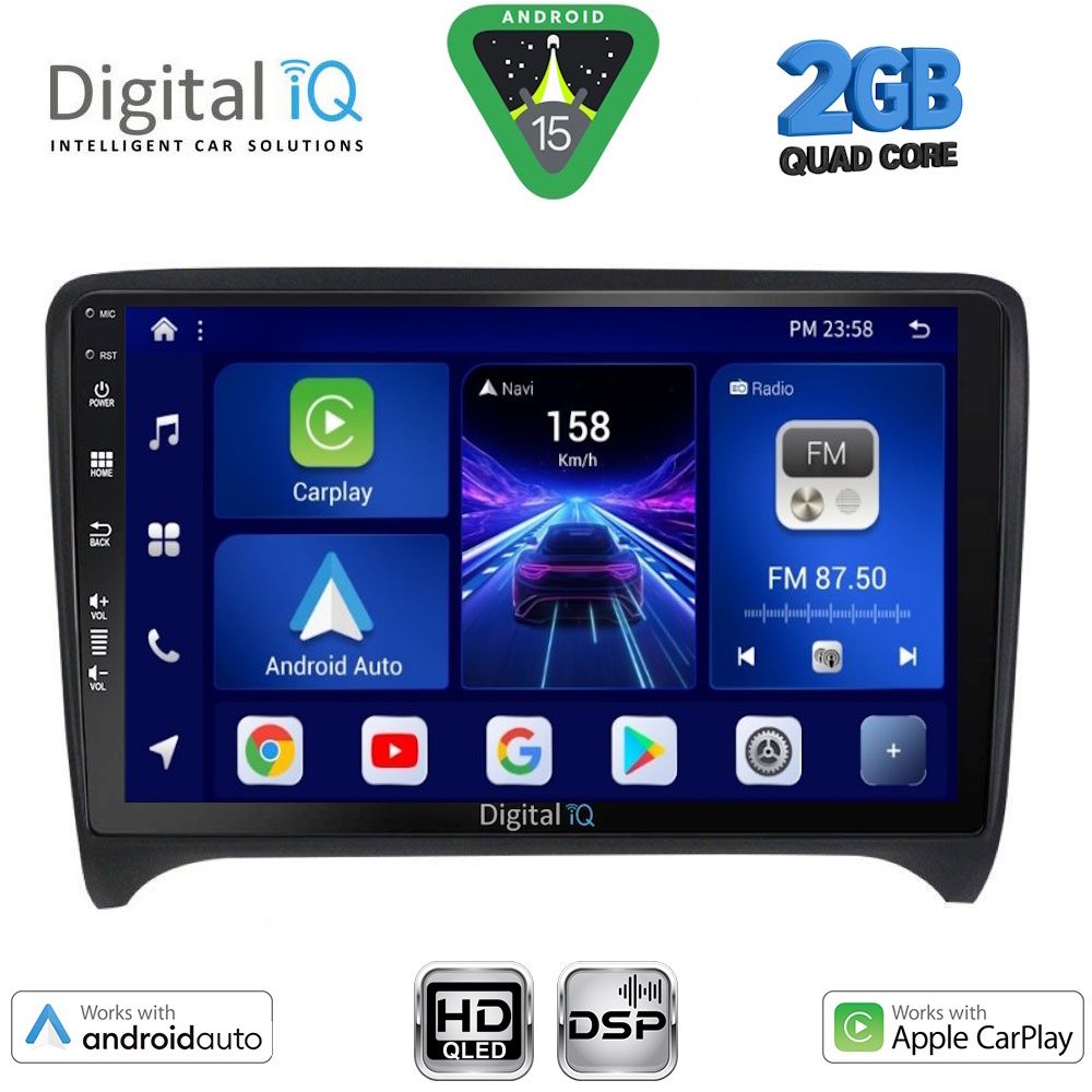 BXC3009_15 DIGITAL IQ BXC 3009_CPAA (9inc) MULTIMEDIA TABLET for AUDI TT mod. 2007-2015 - Image 1