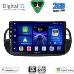 DIGITAL IQ BXC 3130BL_CPAA (9inc) MULTIMEDIA TABLET for FIAT 500 mod. 2007-2015 (BLACK)