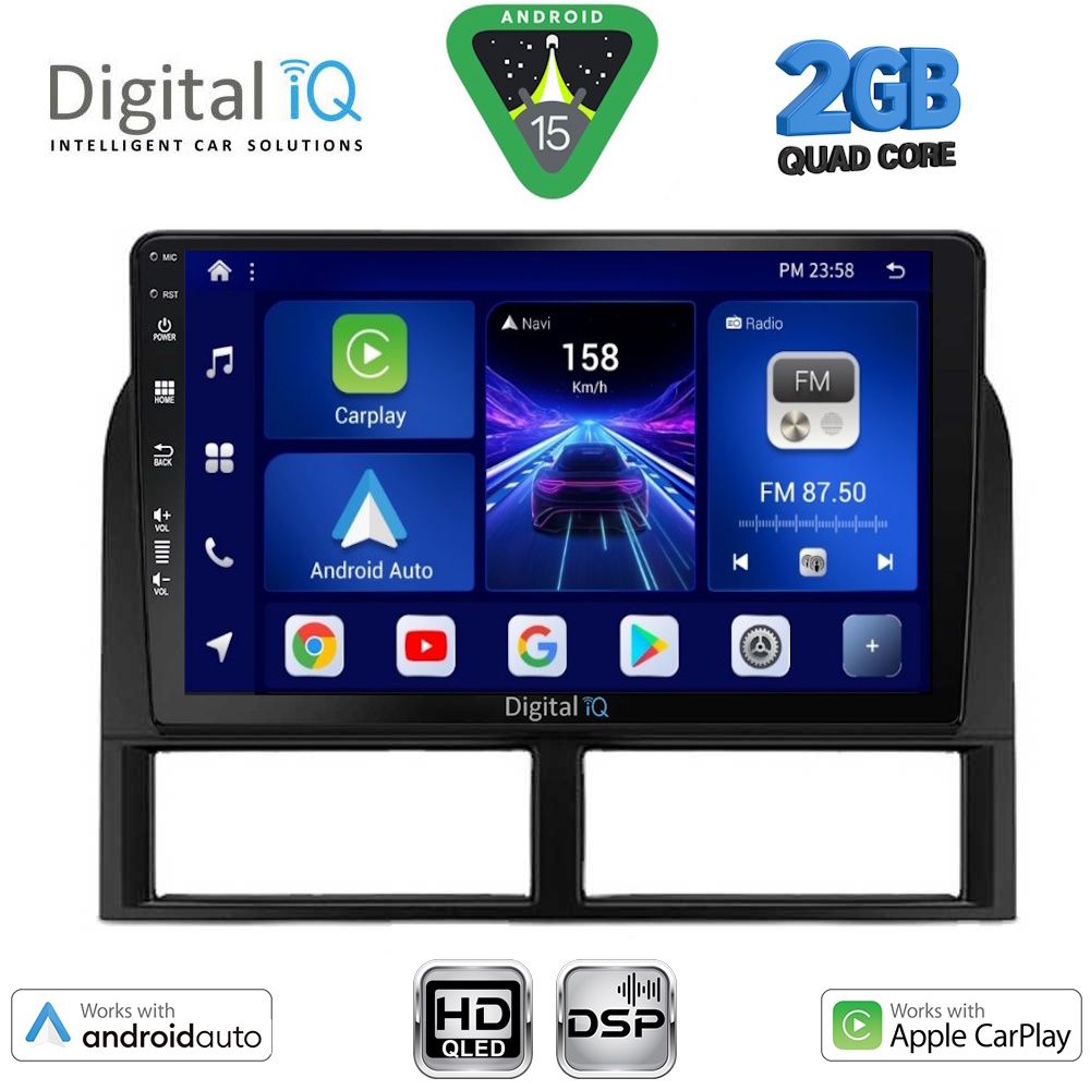 BXC3280-15 DIGITAL IQ BXC 3280_CPAA (9inc) MULTIMEDIA TABLET for JEEP GRAND CHEROKEE mod. 1999-2004 - Image 1