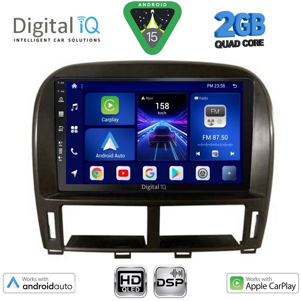 BXC3343_15 DIGITAL IQ BXC 3343_CPAA (9inc) MULTIMEDIA TABLET for LEXUS LS 430 – XF 430 mod. 2000-2006 - Image 1