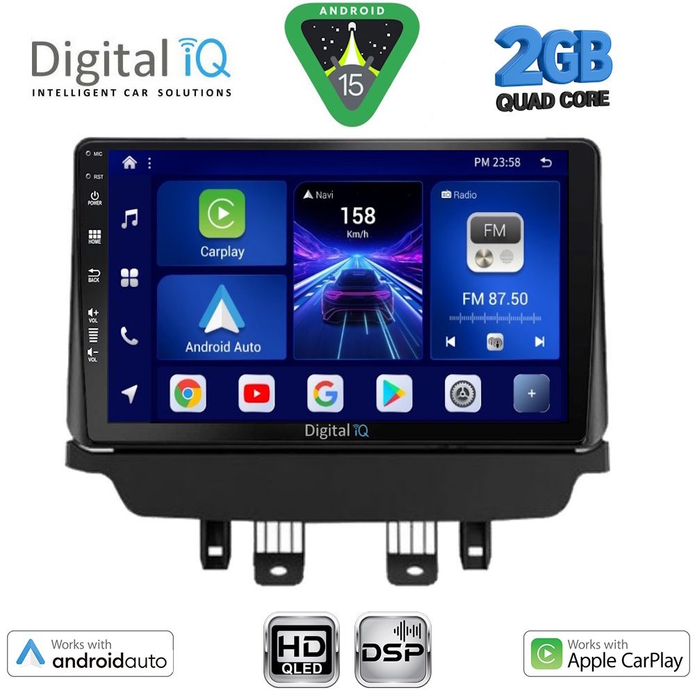 BXC3362_15 DIGITAL IQ BXC 3362_CPAA (9inc) MULTIMEDIA TABLET for MAZDA 2 mod. 2014-2023 - Image 1