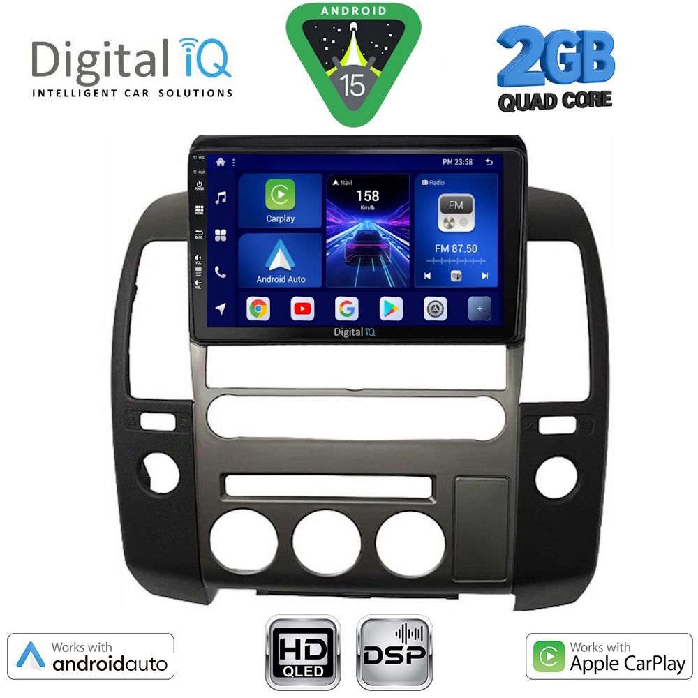 BXC3454NAVI_15 DIGITAL IQ BXC 3454_CPAA (ORIG.NAVI) (9inc) MULTIMEDIA TABLET for NISSAN NAVARA D40 mod. 2006-2011 με Original Navi - Image 1