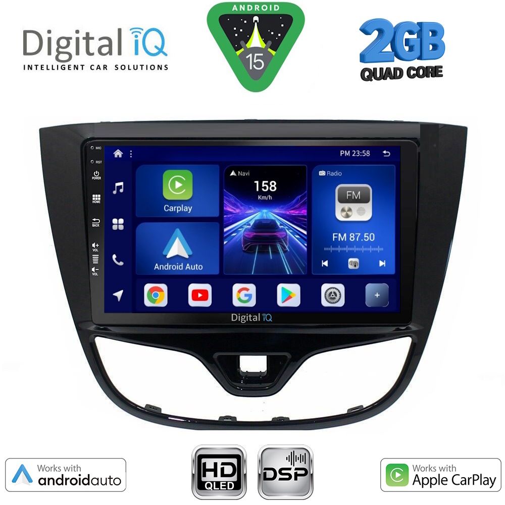 BXC3489_15 DIGITAL IQ BXC 3489_CPAA (10inc) MULTIMEDIA TABLET for OPEL KARL mod. 2014-2019 - Image 1