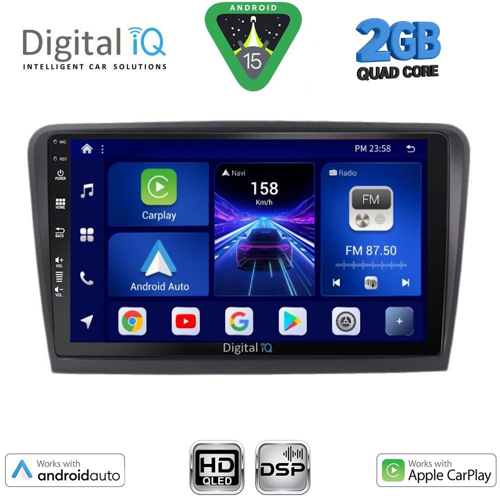 BXC3601_15 DIGITAL IQ BXC 3601_CPAA (9inc) MULTIMEDIA TABLET for SKODA RAPID mod. 2012-2023 - Image 1