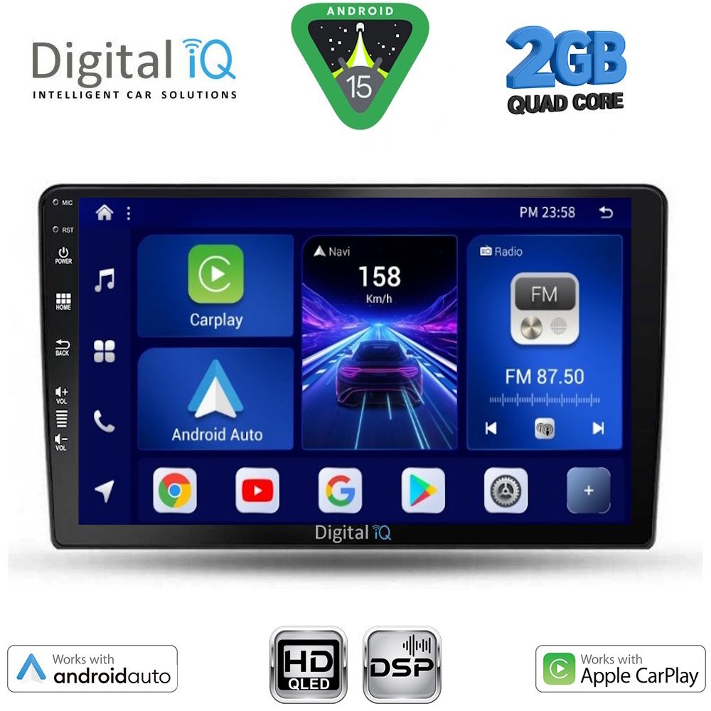 BXC3702_15 DIGITAL IQ BXC 3702_CPAA (9inc) MULTIMEDIA TABLET for TOYOTA AURIS mod. 2007-2012 - Image 1