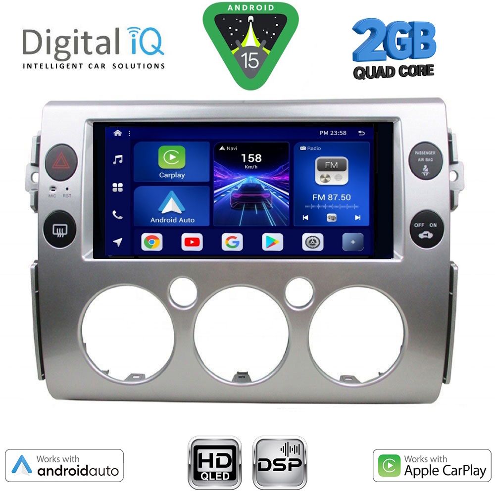 BXC3717_15 DIGITAL IQ BXC 3717_CPAA (9inc) MULTIMEDIA TABLET for TOYOTA FJ CRUISER mod. 2007-2013 - Image 1