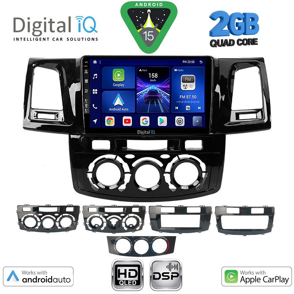 BXC3720n_15 DIGITAL IQ BXC 3720_CPAA (9inc) MULTIMEDIA TABLET for TOYOTA HILUX mod. 2005-2016 - Image 1