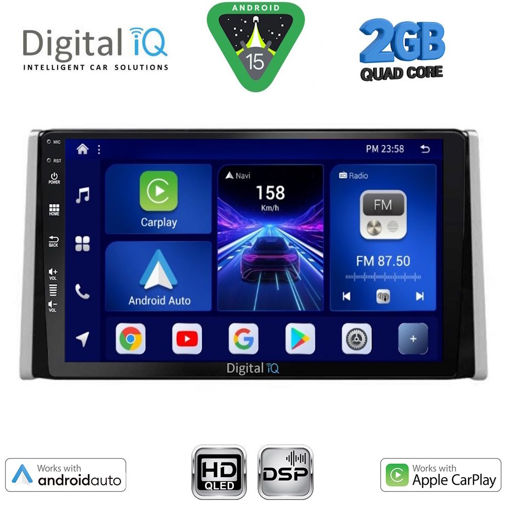 BXC3734_15 DIGITAL IQ BXC 3734_CPAA (10inc) MULTIMEDIA TABLET for TOYOTA RAV 4 mod. 2019-2025 - Image 1