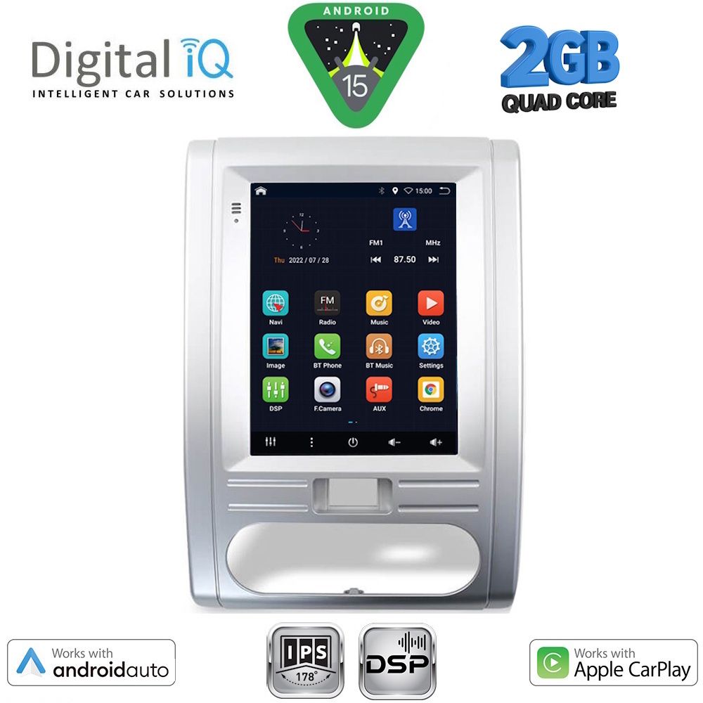 BXC3967_15 DIGITAL IQ BXC 3967_CPAA TESLA STYLE for NISSAN XTRAIL mod. 2007-2014 - Image 1
