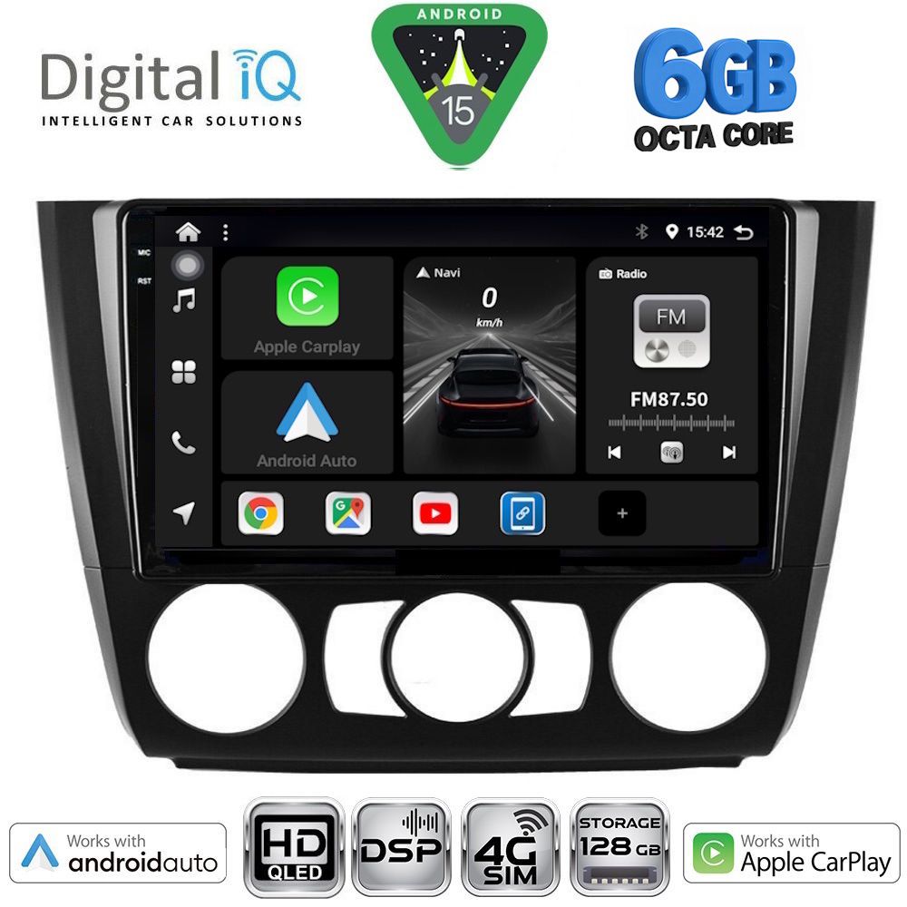 BXF17040AC-15 DIGITAL IQ BXF 17040_CPAA A/C (9inc) MULTIMEDIA TABLET for BMW S.1 (E81-82-87-88) mod. 2004-2013 - Image 1