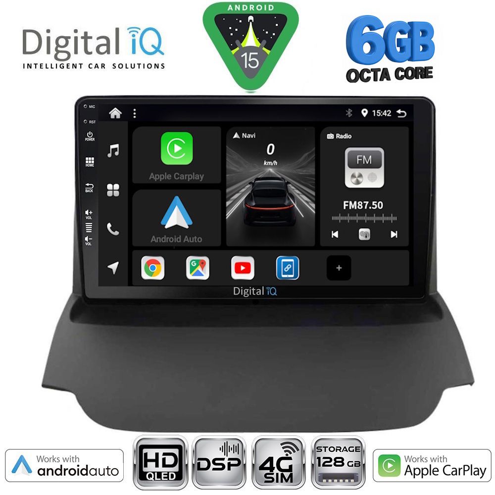 BXF17150-15 DIGITAL IQ BXF 17150_CPAA (9inc) MULTIMEDIA TABLET for FORD ECOSPORT mod. 2012-2018 - Image 1