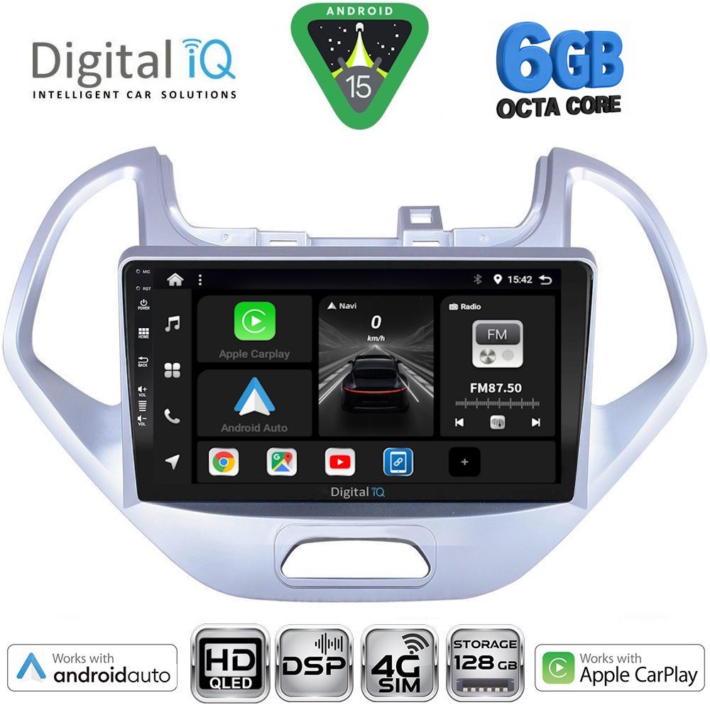BXF17167SL-15 DIGITAL IQ BXF 17167LO_CPAA (9inc) MULTIMEDIA TABLET for FORD KA mod. 2017-2023 - Image 1