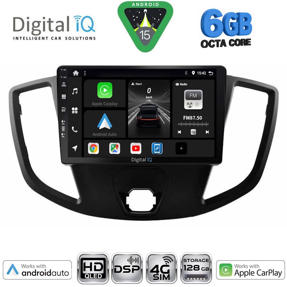 BXF17179-15 DIGITAL IQ BXF 17179_CPAA (9inc) MULTIMEDIA TABLET for FORD TRANSIT mod. 2014-2020 - Image 1