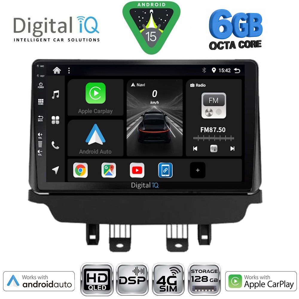 BXF17384-15 DIGITAL IQ BXF 17384_CPAA (9inc) MULTIMEDIA TABLET for MAZDA CX3 mod. 2014-2023 - Image 1