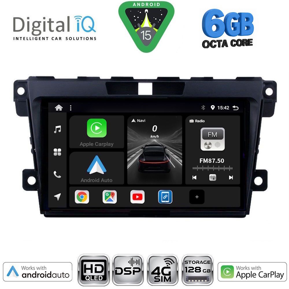 BXF17389-15 DIGITAL IQ BXF 17389_CPAA (9inc) MULTIMEDIA TABLET for MAZDA CX7 mod. 2006-2012 - Image 1