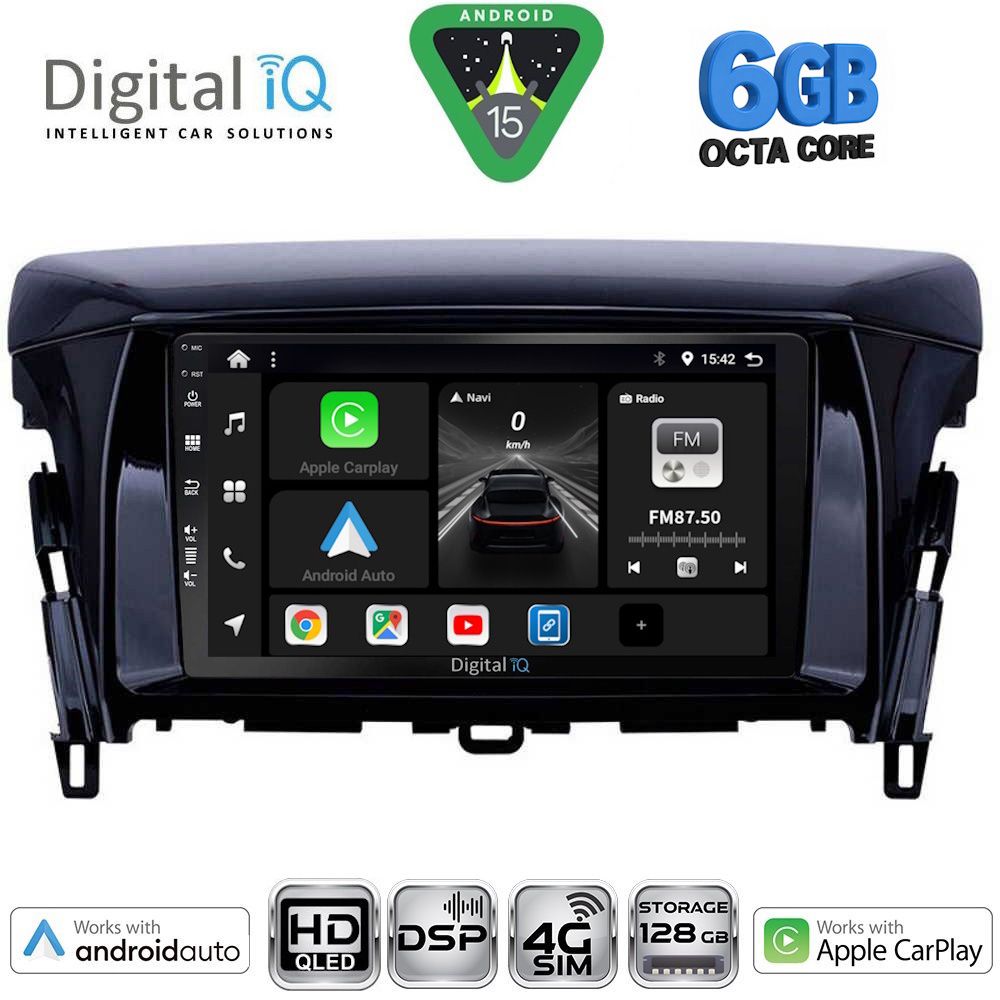BXF17432-15 DIGITAL IQ BXF 17432_CPAA (9inc) MULTIMEDIA TABLET for MITSUBISHI ECLIPSE CROSS mod. 2018-2026 - Image 1